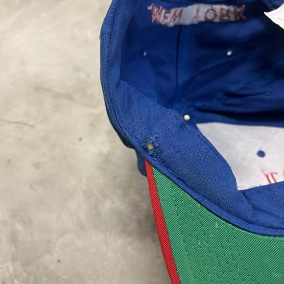 Vintage Football New York Giants Team NFL Adjustable Snapback Cap Hat 90s - Picture 7 of 7